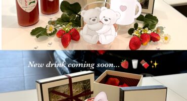 限定ドリンク試作中です…🥤🎀💗