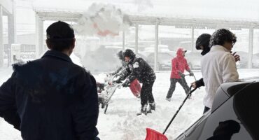 中国地方、大雪が積もりました…⛄❄